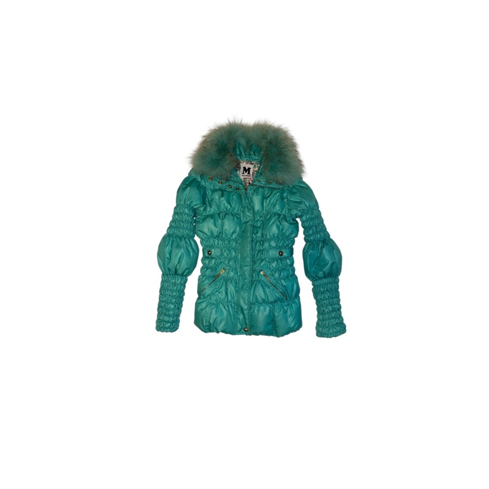 Missoni Vintage Turquoise Puffer Jacket - Women’s Size 6